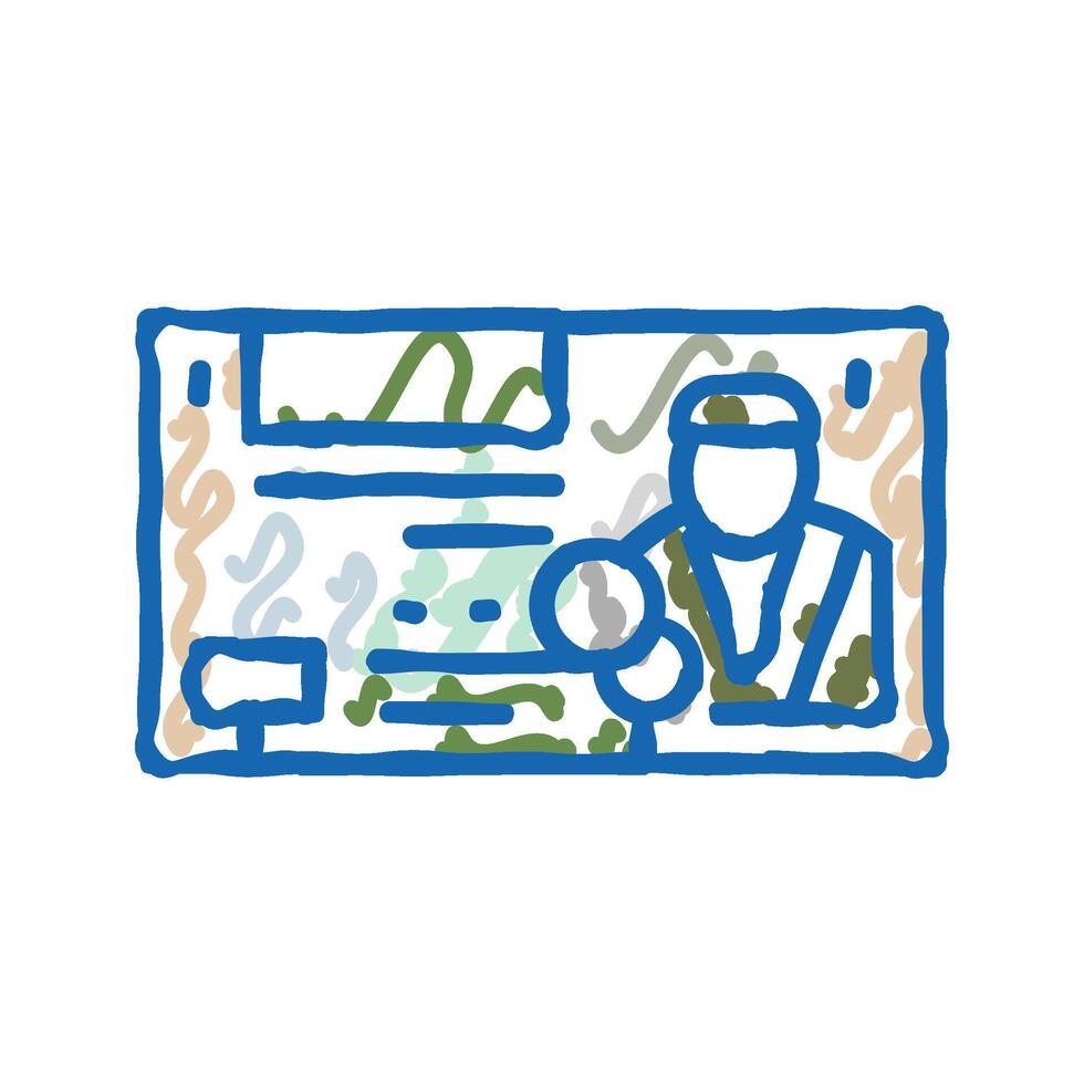 jordanian dinar jod icon doodle illustration vector