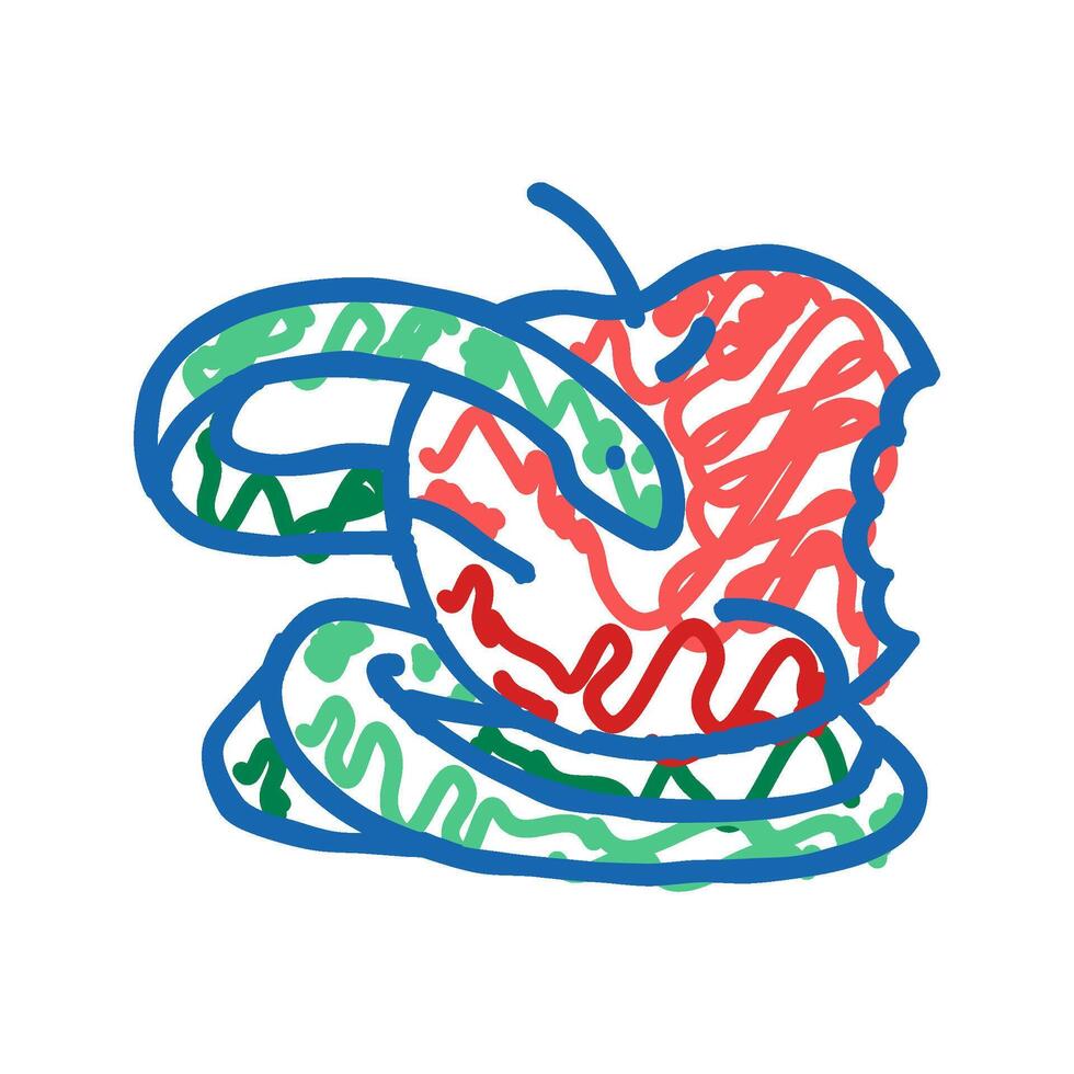sin pray icon doodle illustration vector