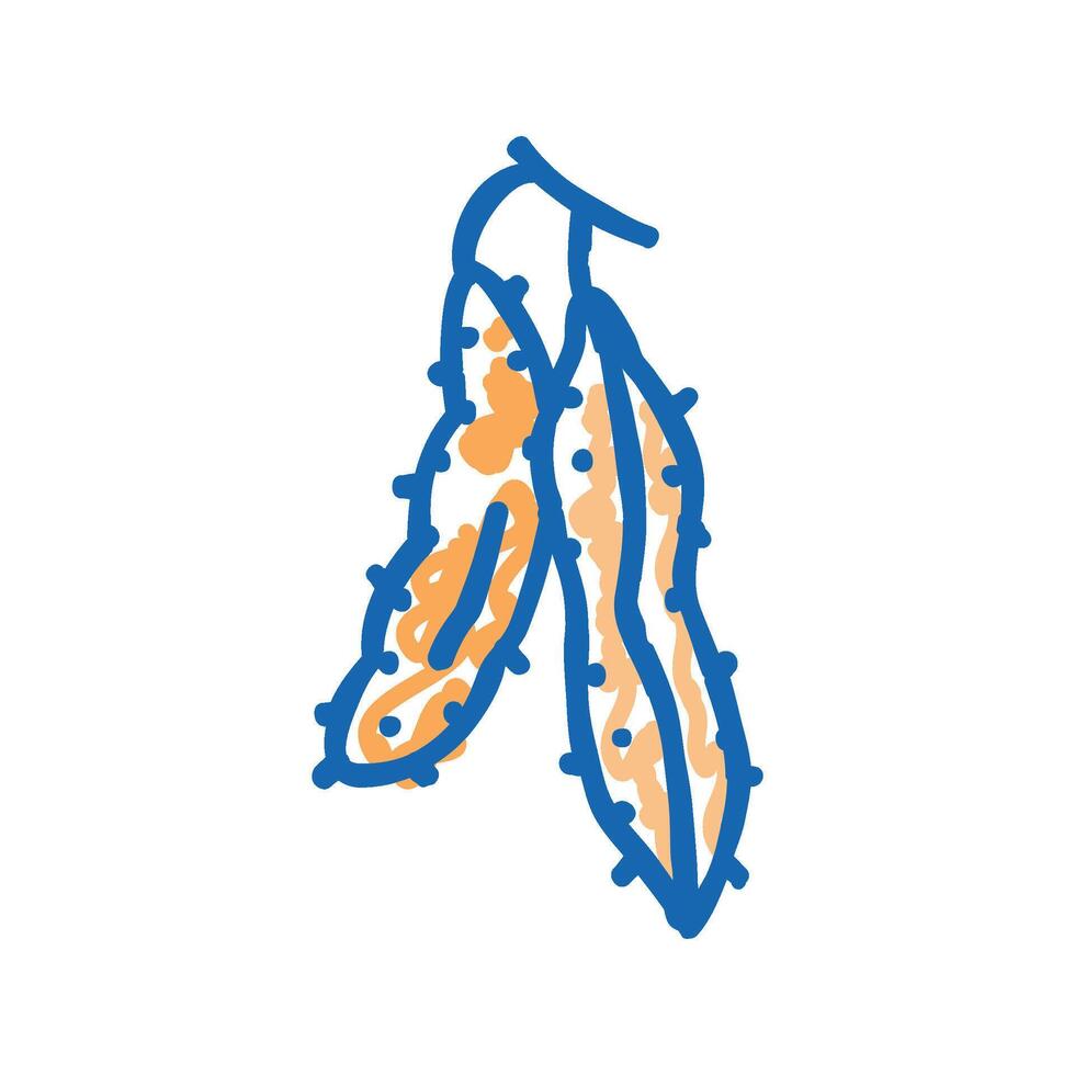 soy dry icon doodle illustration vector