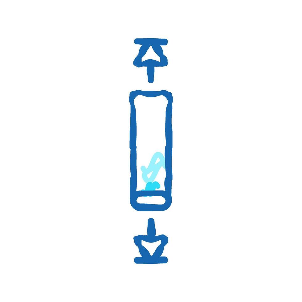 over scroll icon doodle illustration vector