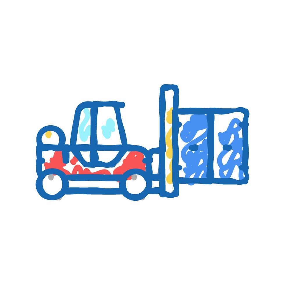 loader port icon doodle illustration vector