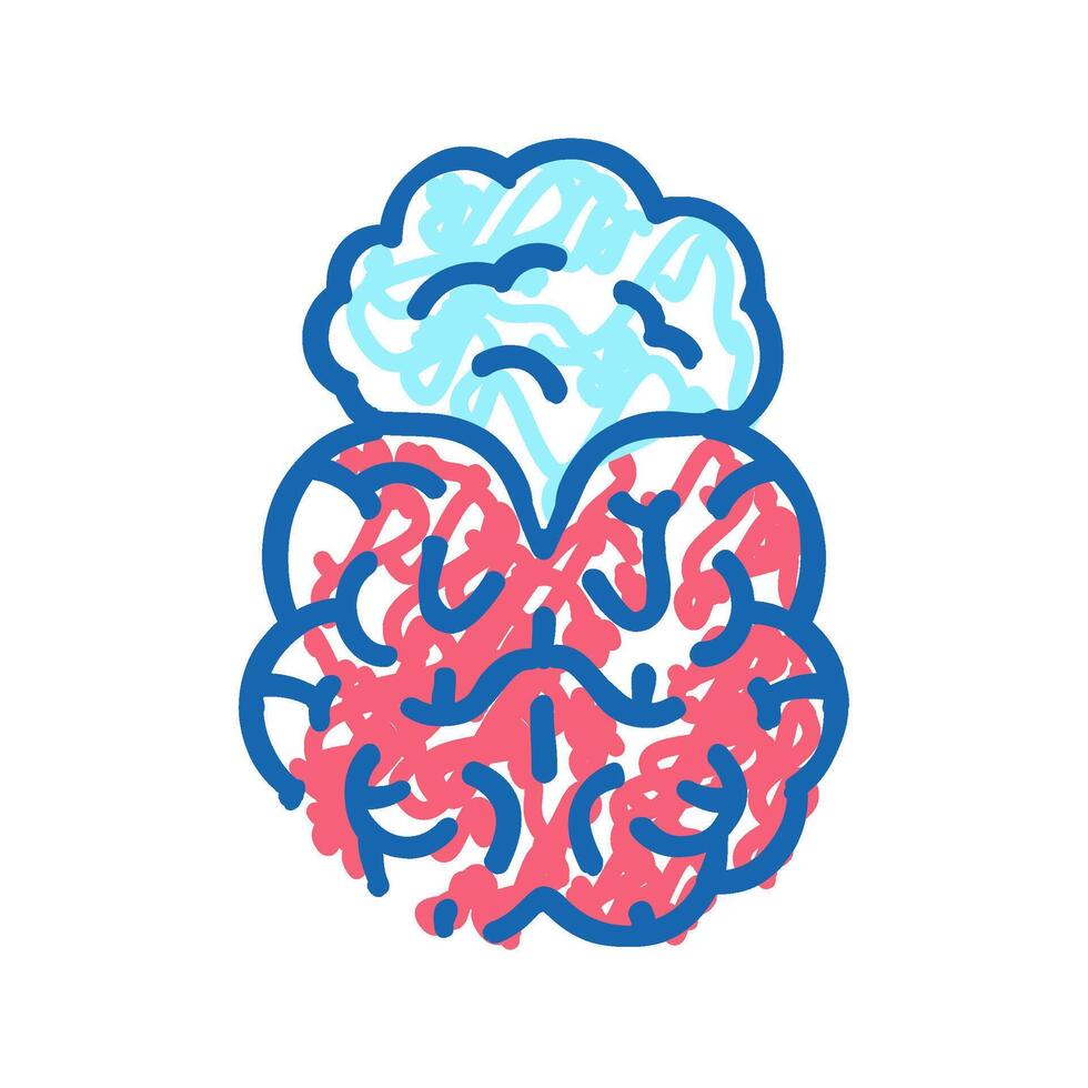 thought bubble brainstorm icon doodle illustration vector