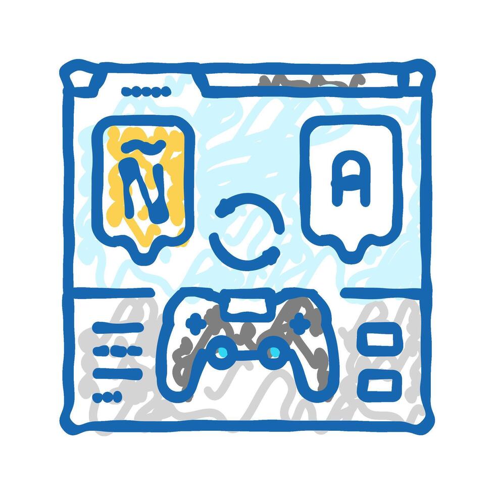 localization game development icon doodle illustration vector