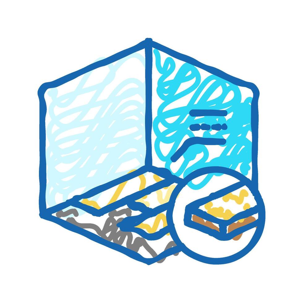 flooring options interior designer icon doodle illustration vector