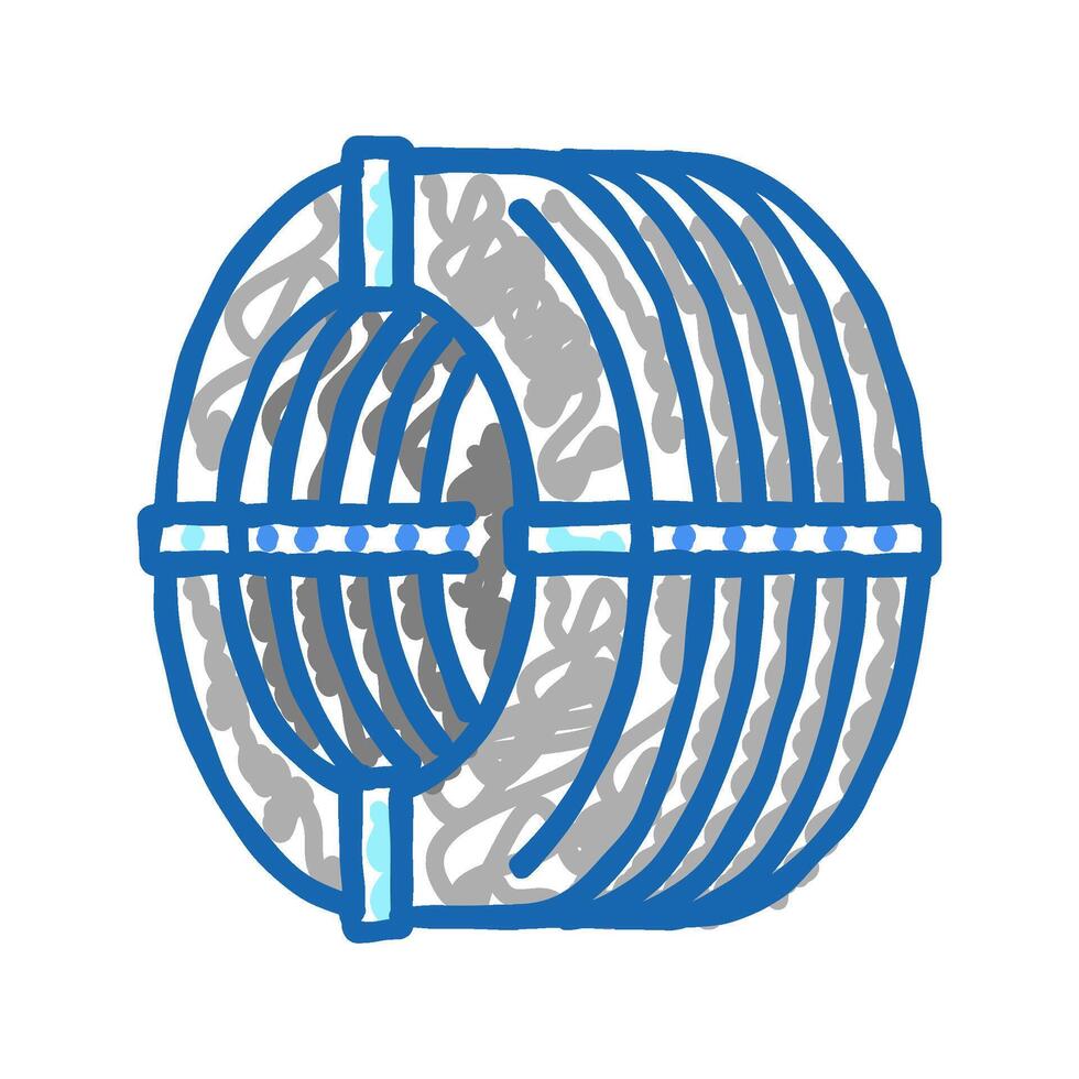 wire reinforcement icon doodle illustration vector