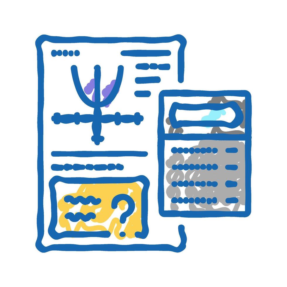 calculate math science education icon doodle illustration vector
