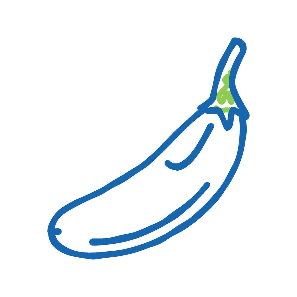 eggplant white icon doodle illustration vector