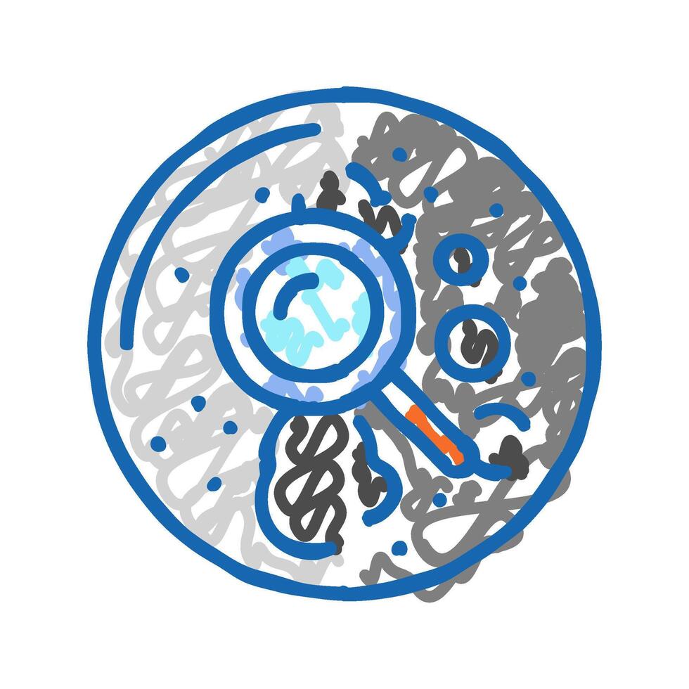 lunar exploration space exploration icon doodle illustration vector