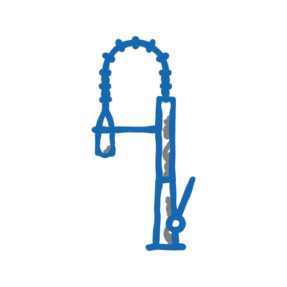 hygiene faucet water icon doodle illustration vector
