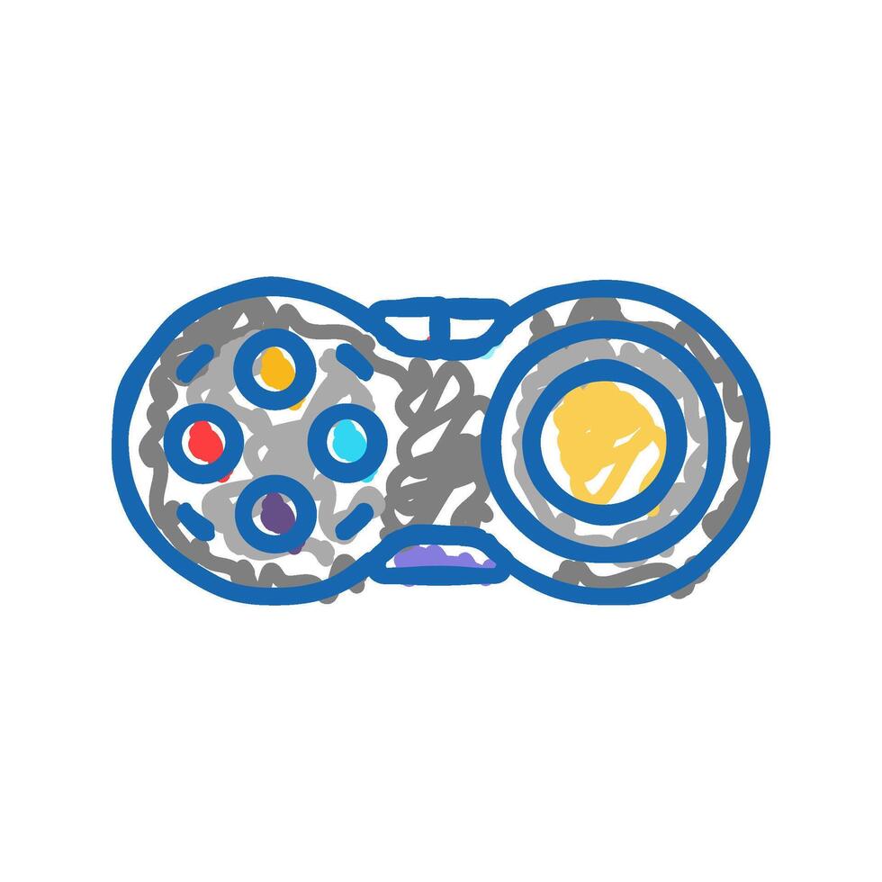 fidget pad fidget toy icon doodle illustration vector