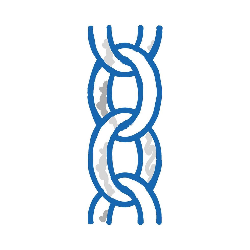 belcher rolo chain icon doodle illustration vector