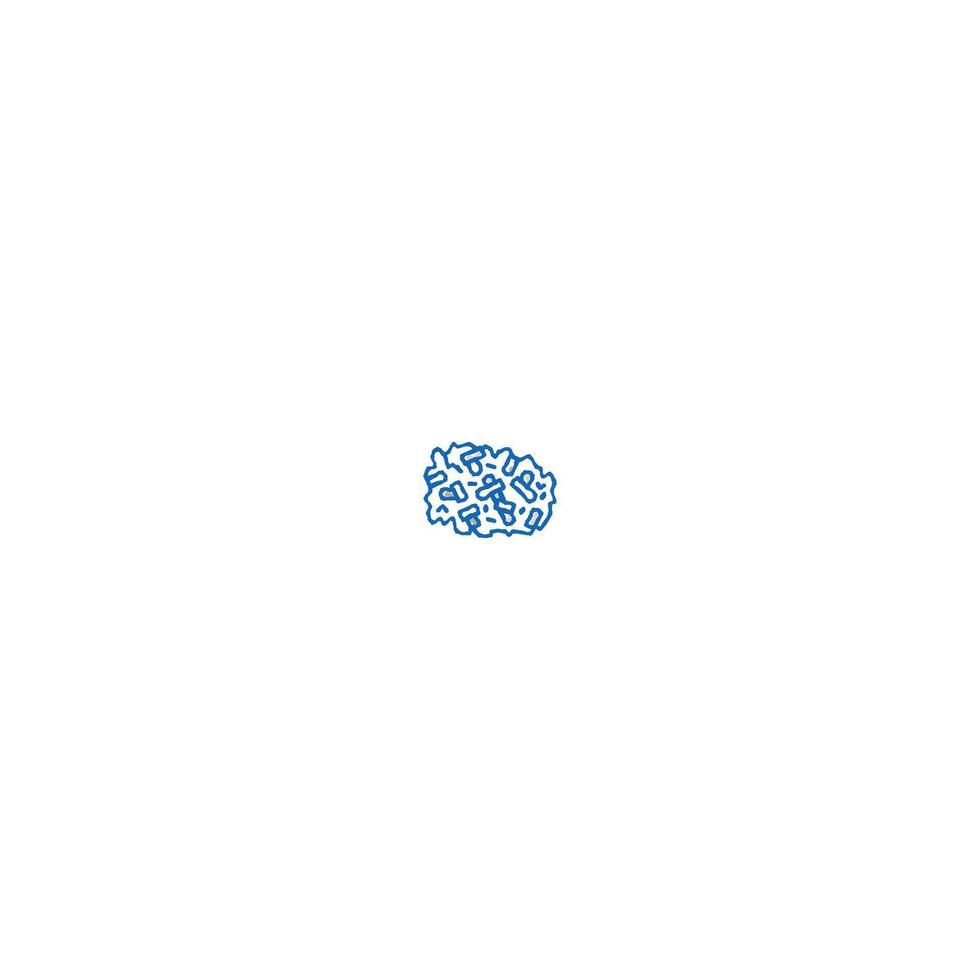 recovered paper icon doodle illustration vector