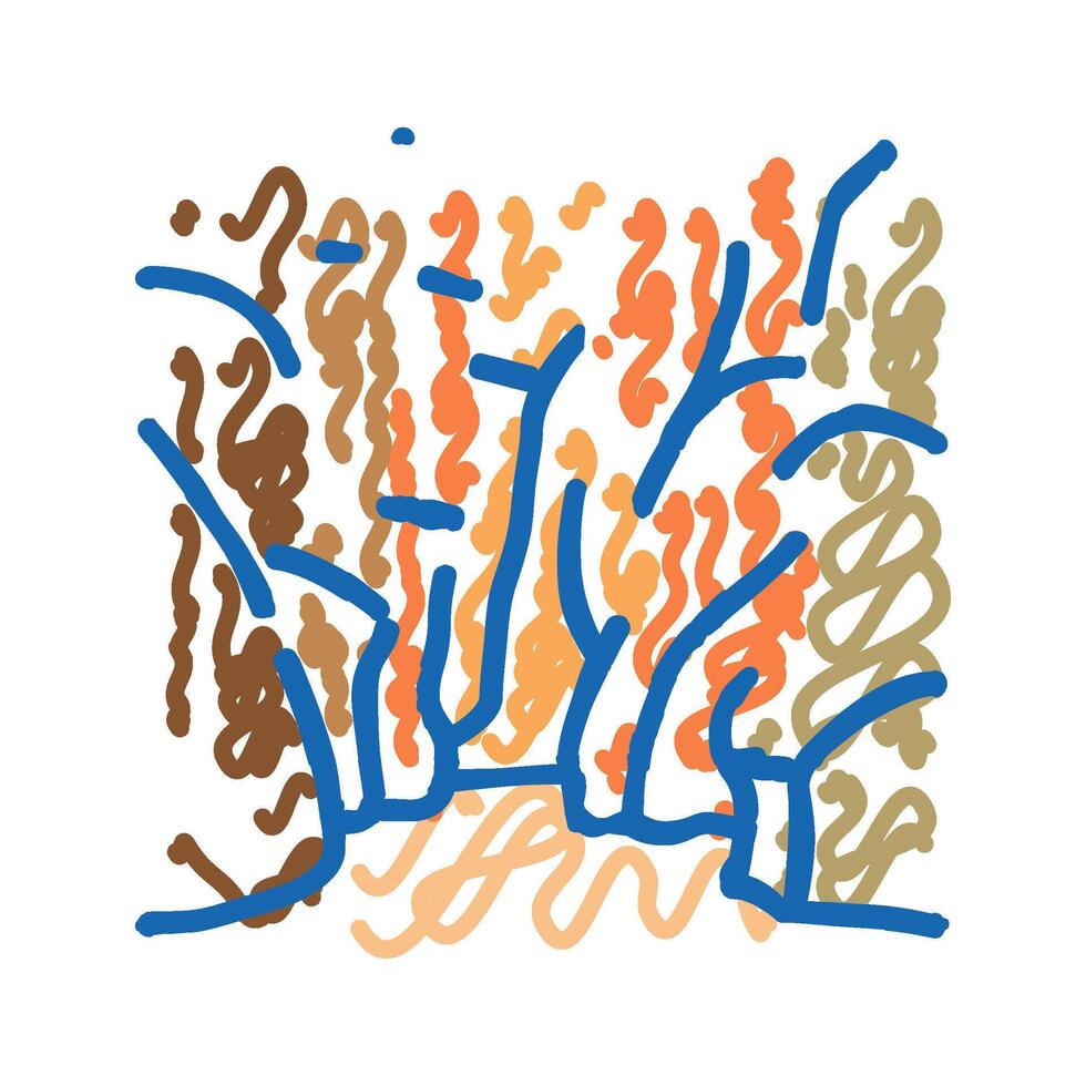 antelope canyon icon doodle illustration vector