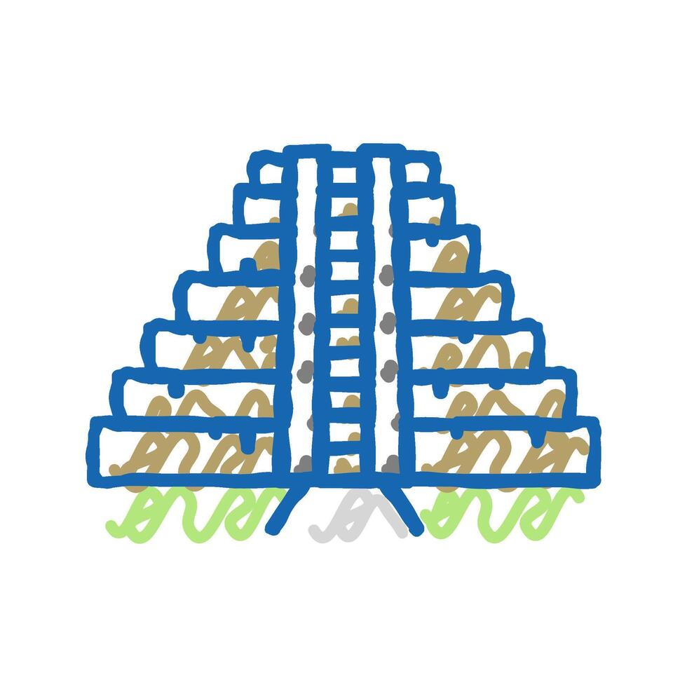 prasat thom icon doodle illustration vector
