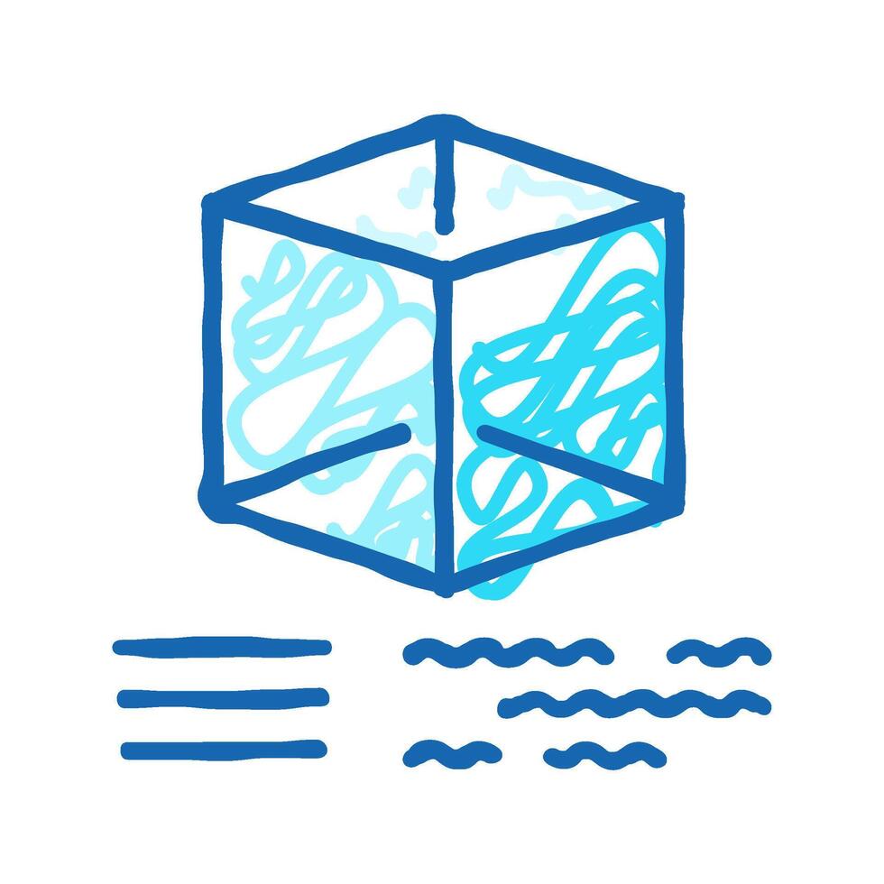 line weights architectural drafter icon doodle illustration vector