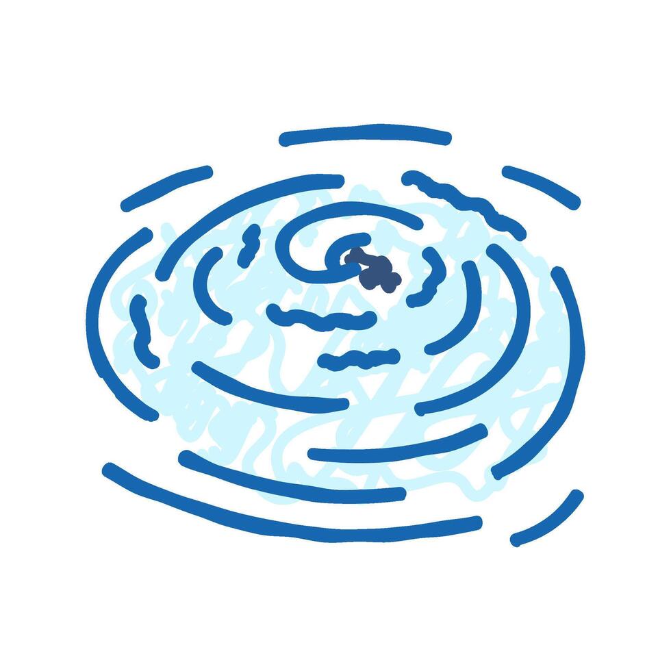 hurricane weather natural phenomena icon doodle illustration vector