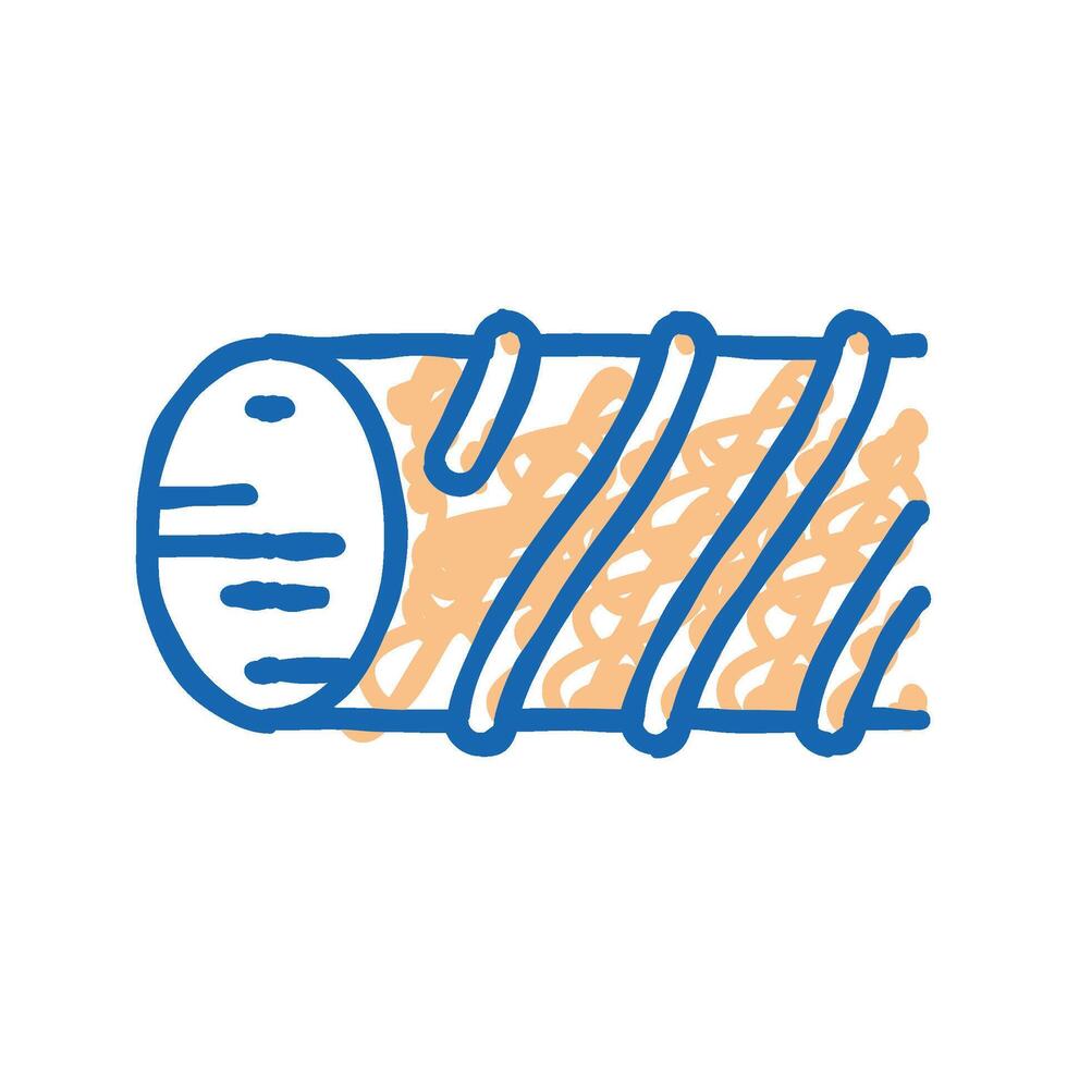 fiberglass reinforcement icon doodle illustration vector