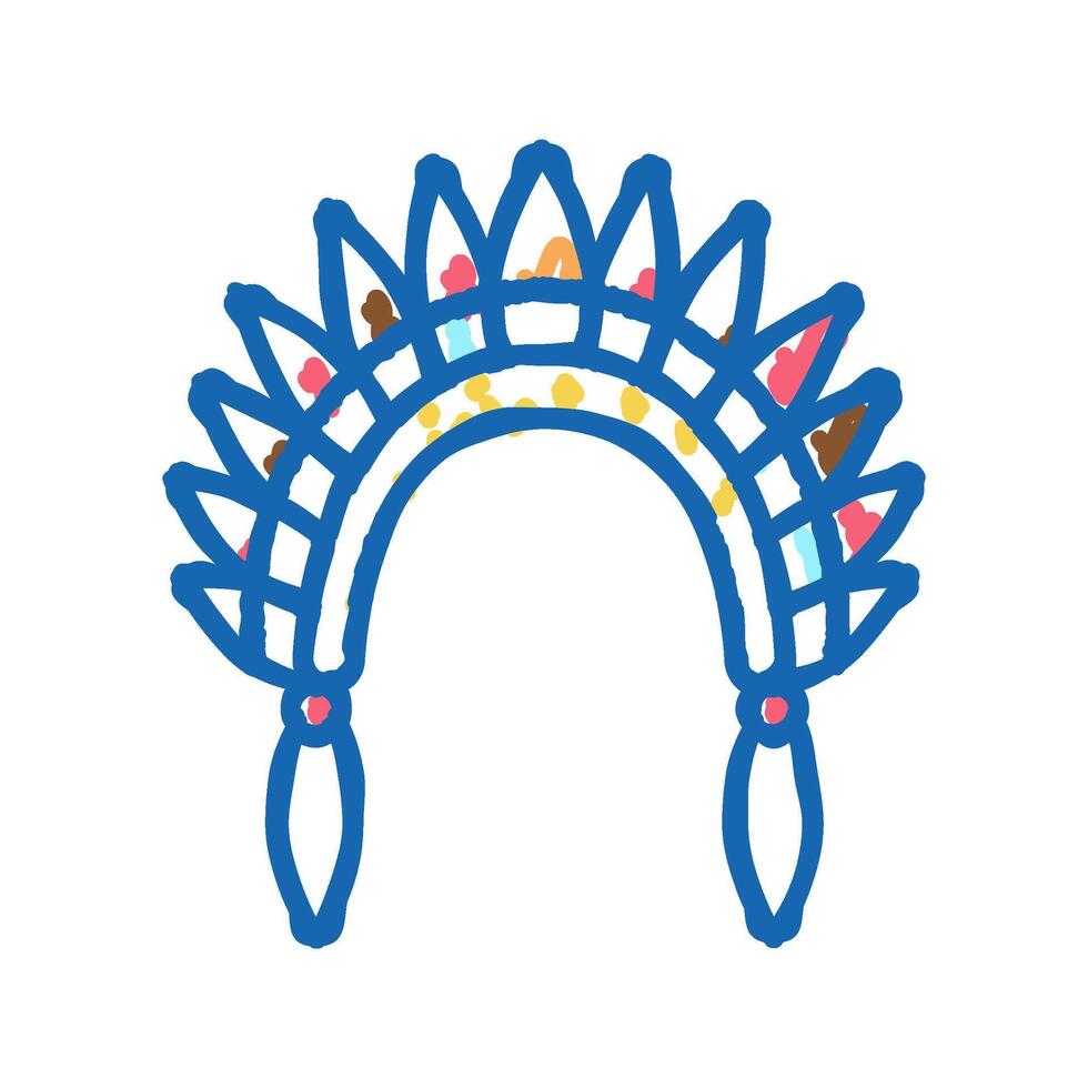 roach boho icon doodle illustration vector