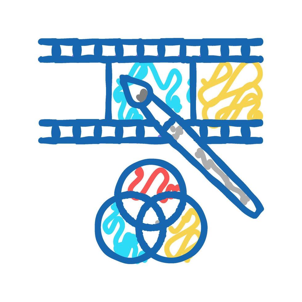 editor icon doodle illustration vector