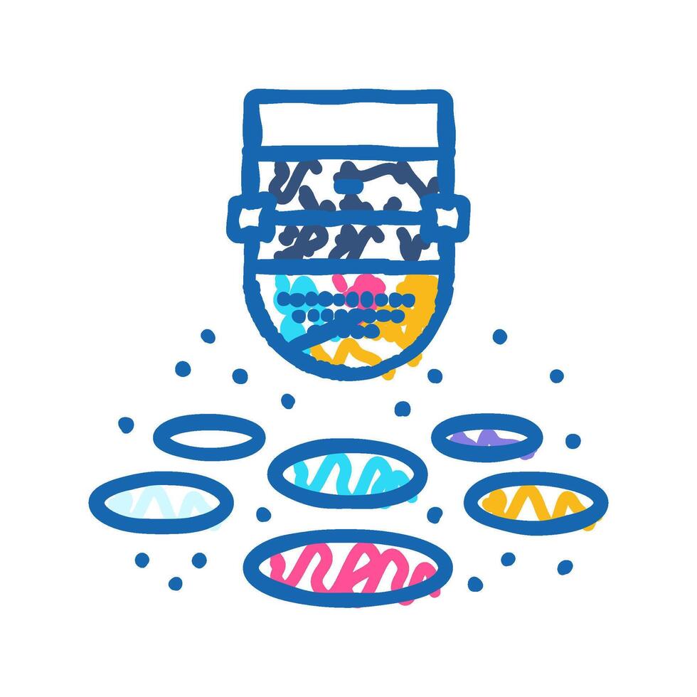 disco lights disco party icon doodle illustration vector
