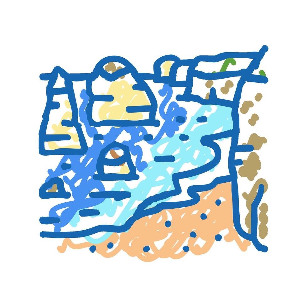 twelve apostles icon doodle illustration vector