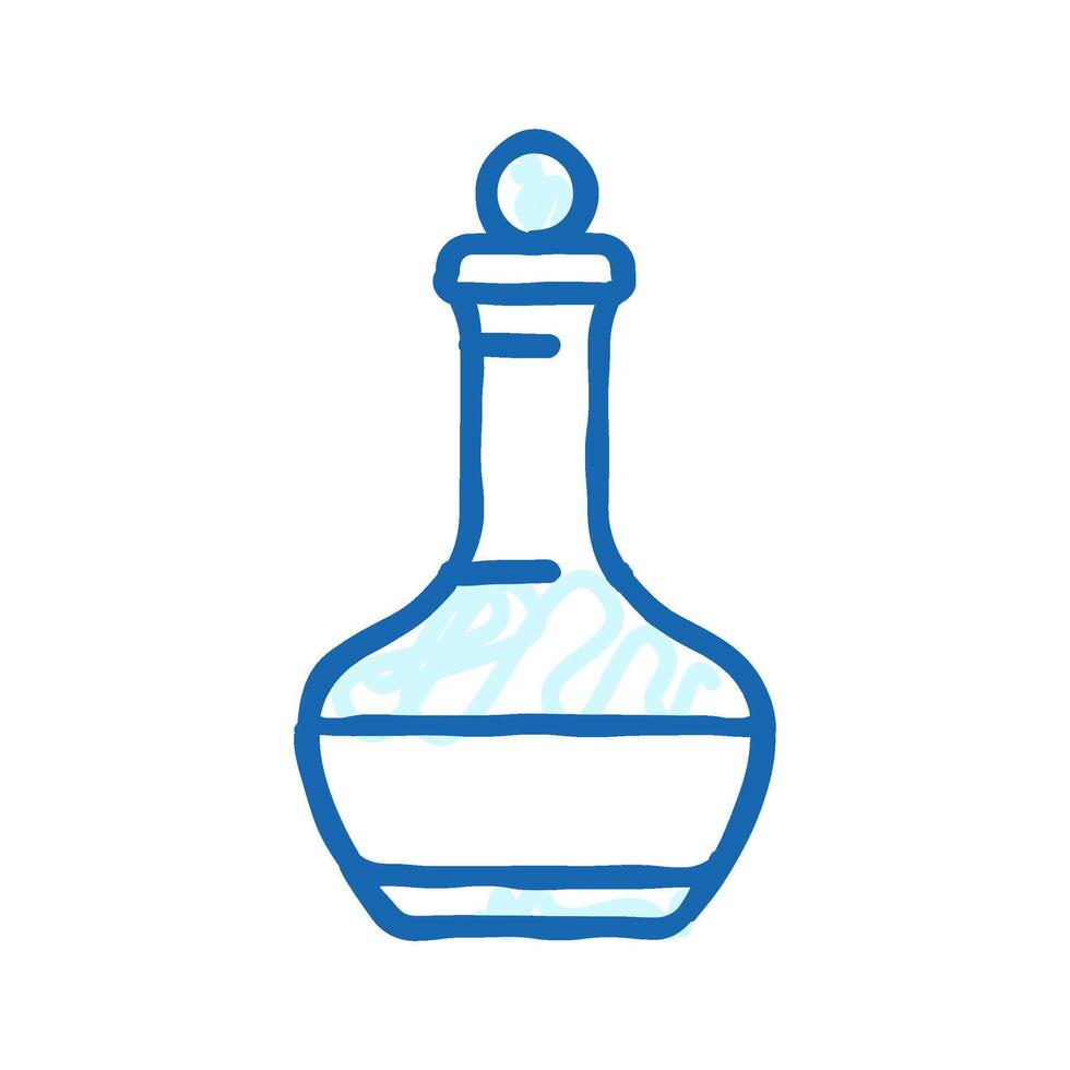 decanter glass package icon doodle illustration vector