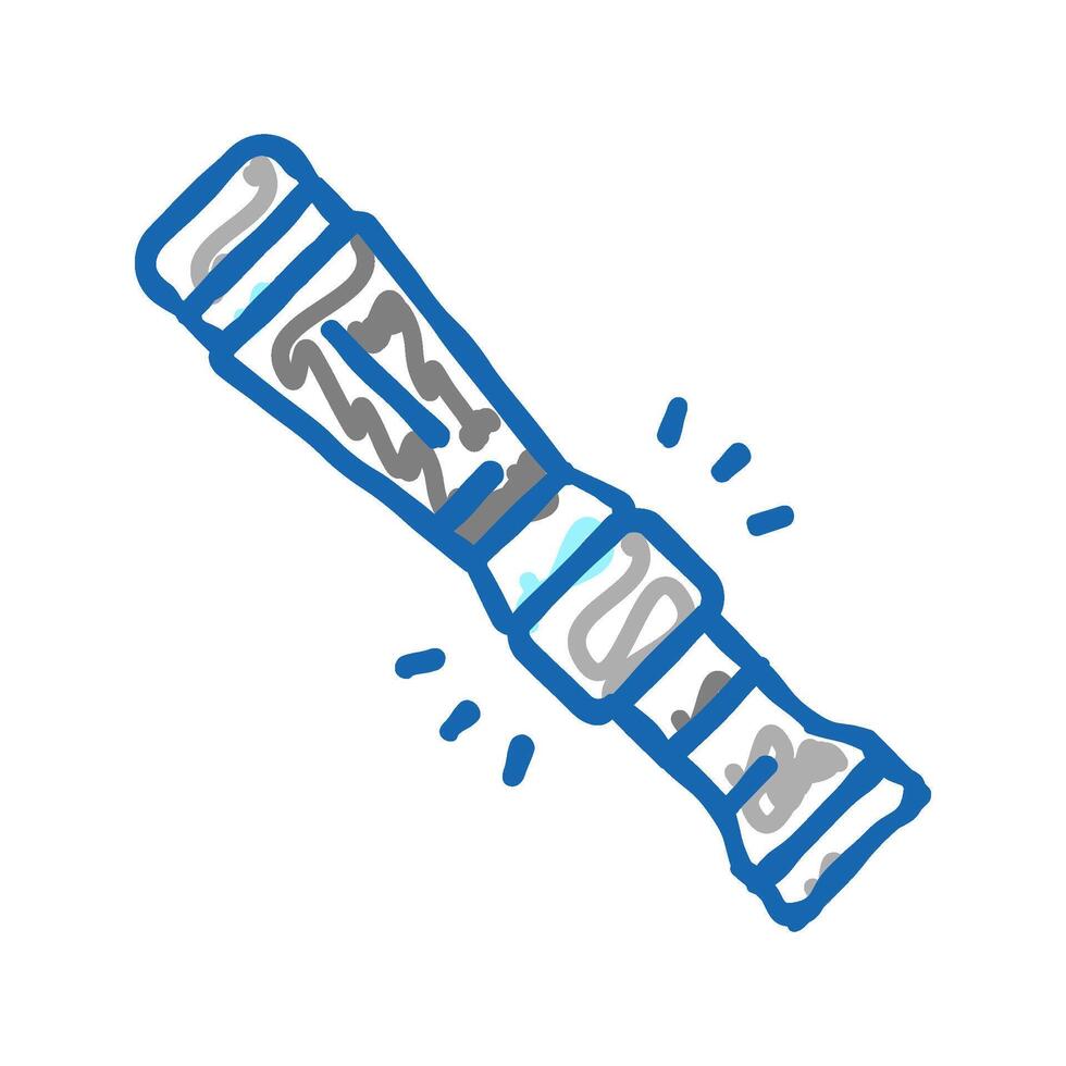 whistle to lure icon doodle illustration vector