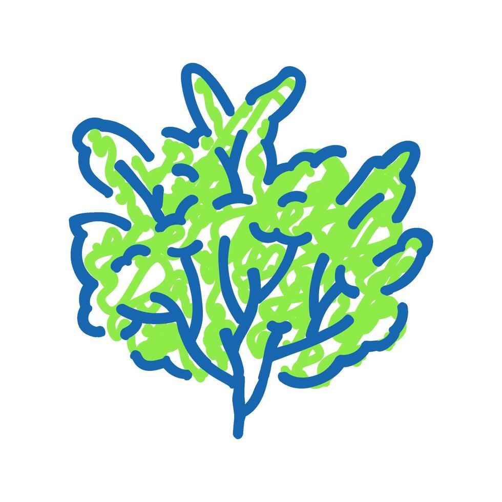 custard apple jungle amazon icon doodle illustration vector