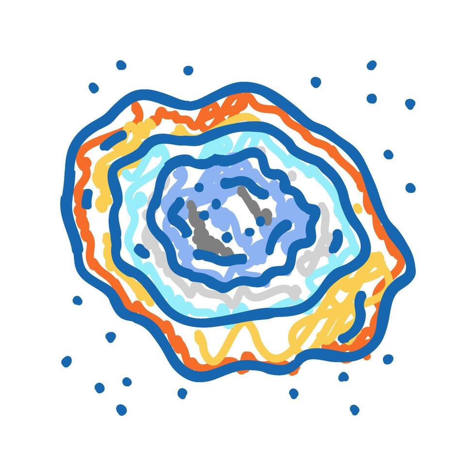 research team space exploration icon doodle illustration vector