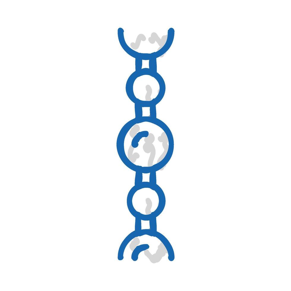 ball chain icon doodle illustration vector