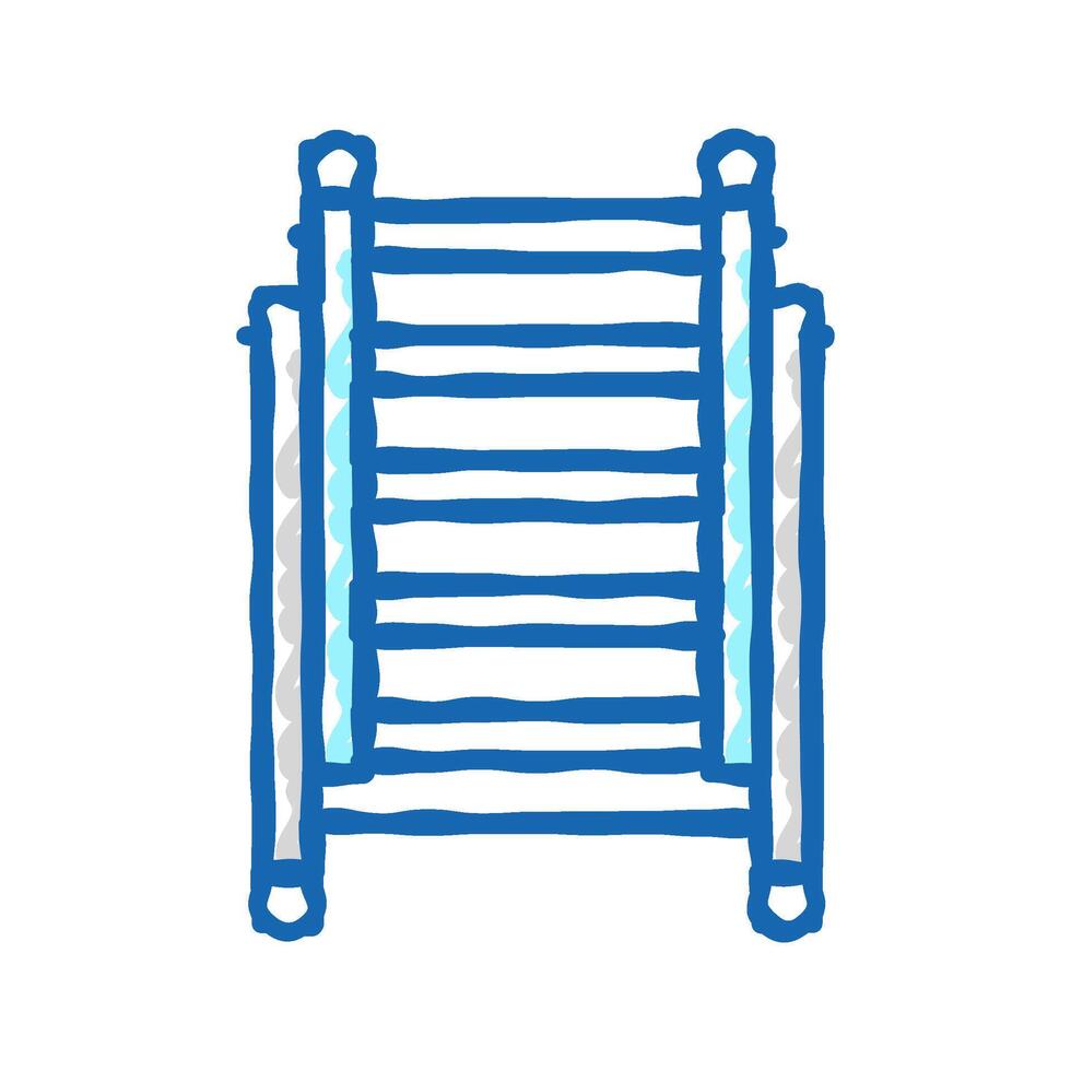 ladder equipment icon doodle illustration vector