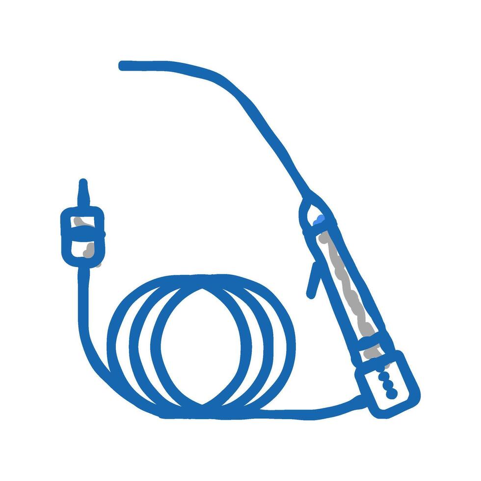 cystoscope urology icon doodle illustration vector