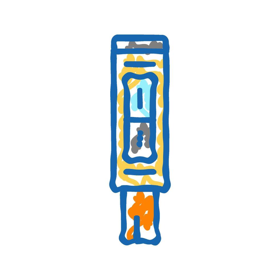 ph meter engineer icon doodle illustration vector