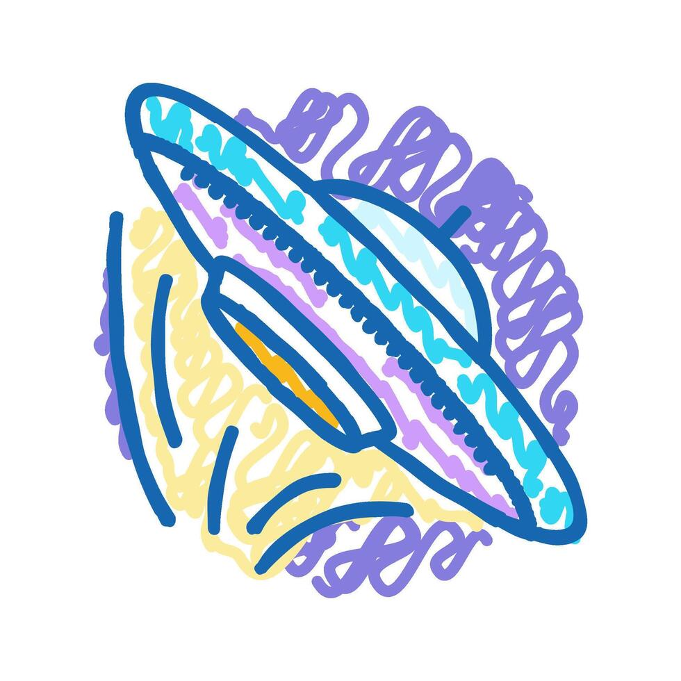 plate tectonics unsolved mystery icon doodle illustration vector
