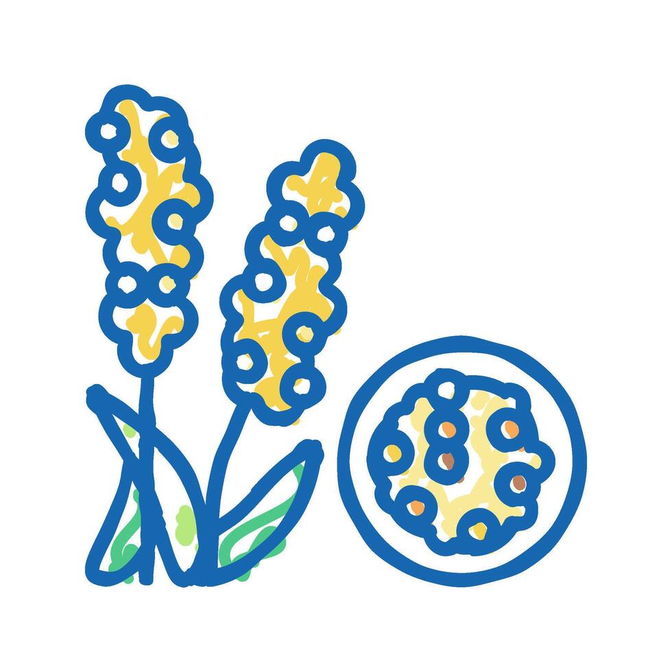 chumiz groat icon doodle illustration vector