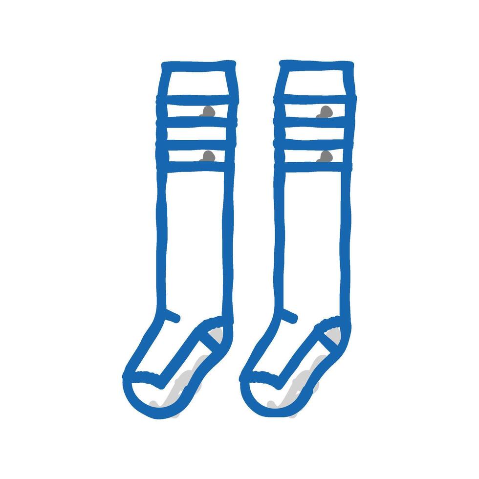 socks japanese school icon doodle illustration vector