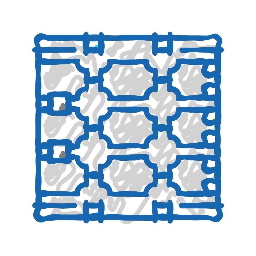 photonics quantum technology icon doodle illustration vector