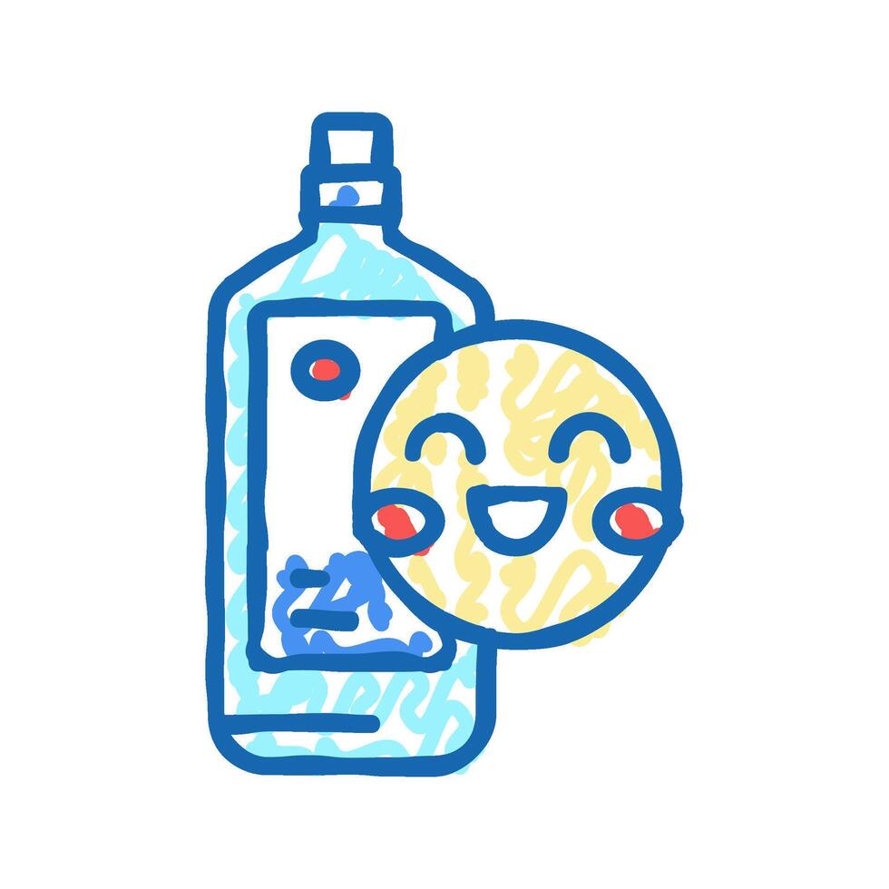 water for kids icon doodle illustration vector