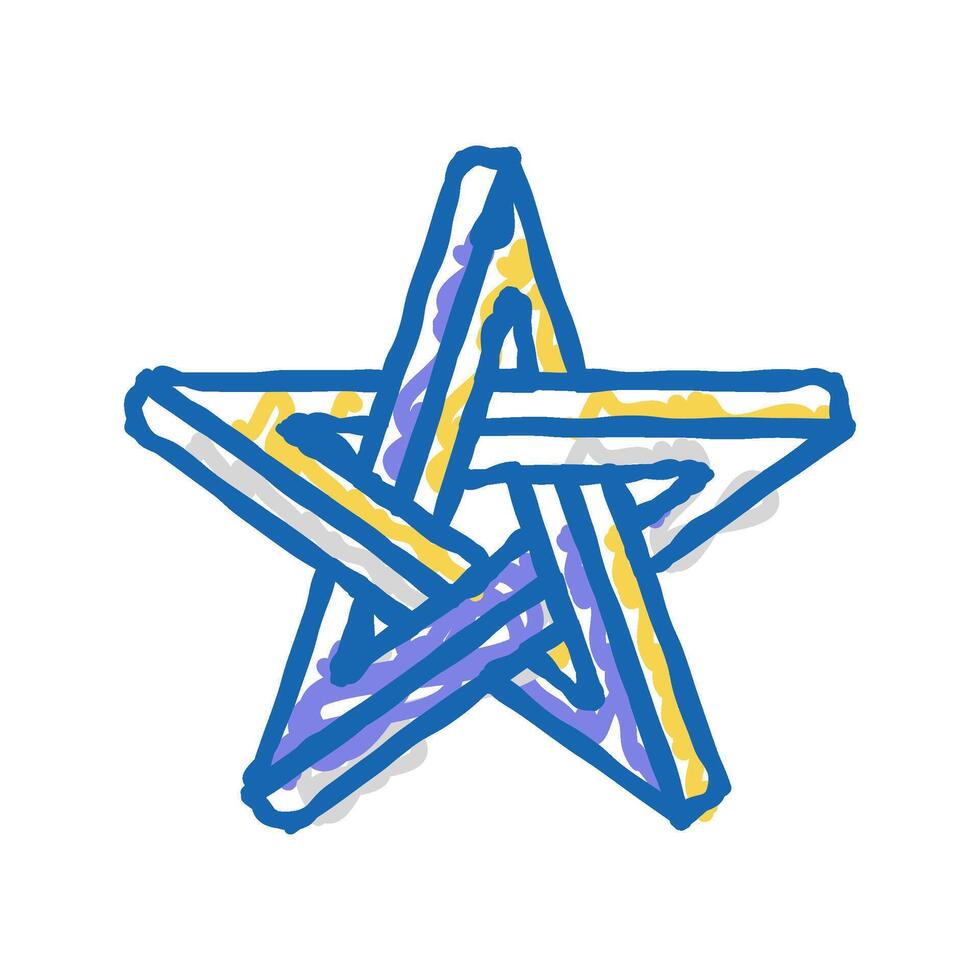 abstract impossible geometric shape icon doodle illustration vector