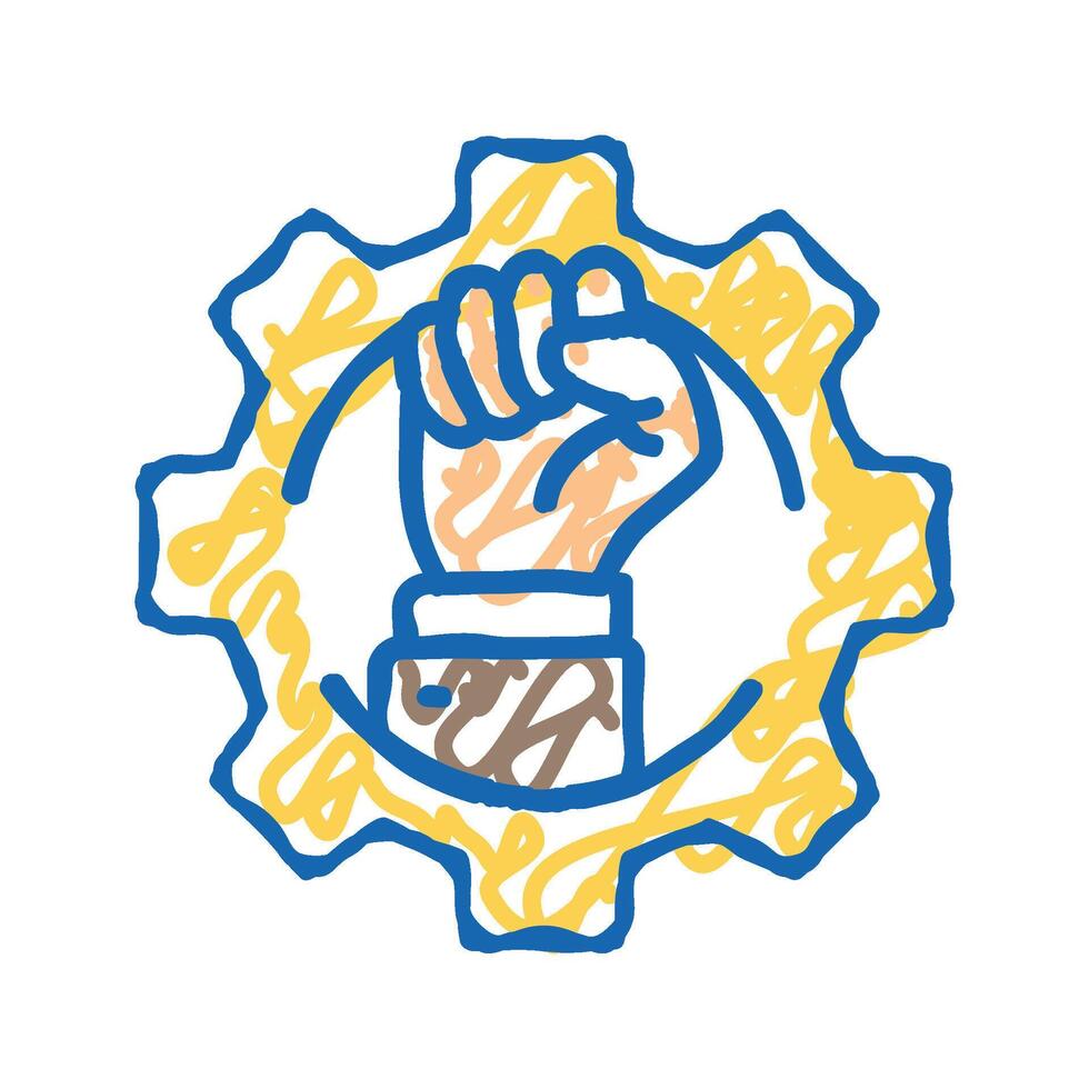 have passion career icon doodle illustration vector