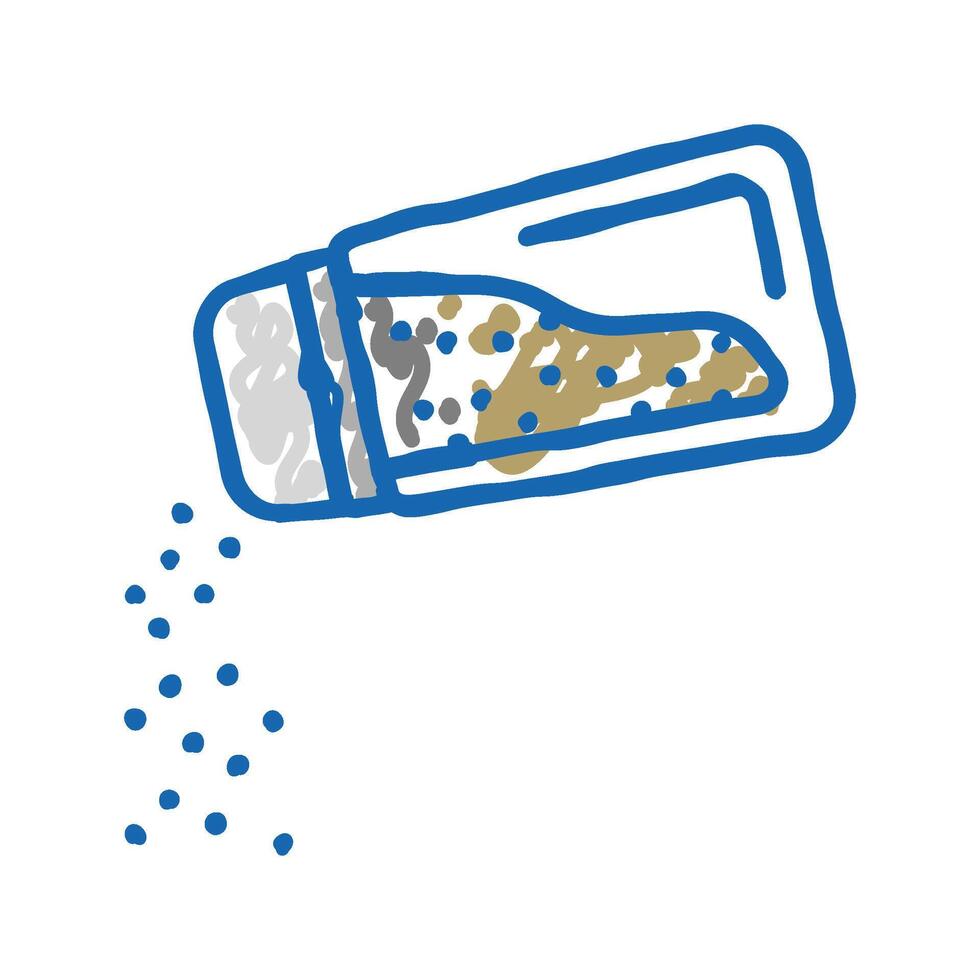 sprinkle pepper icon doodle illustration vector