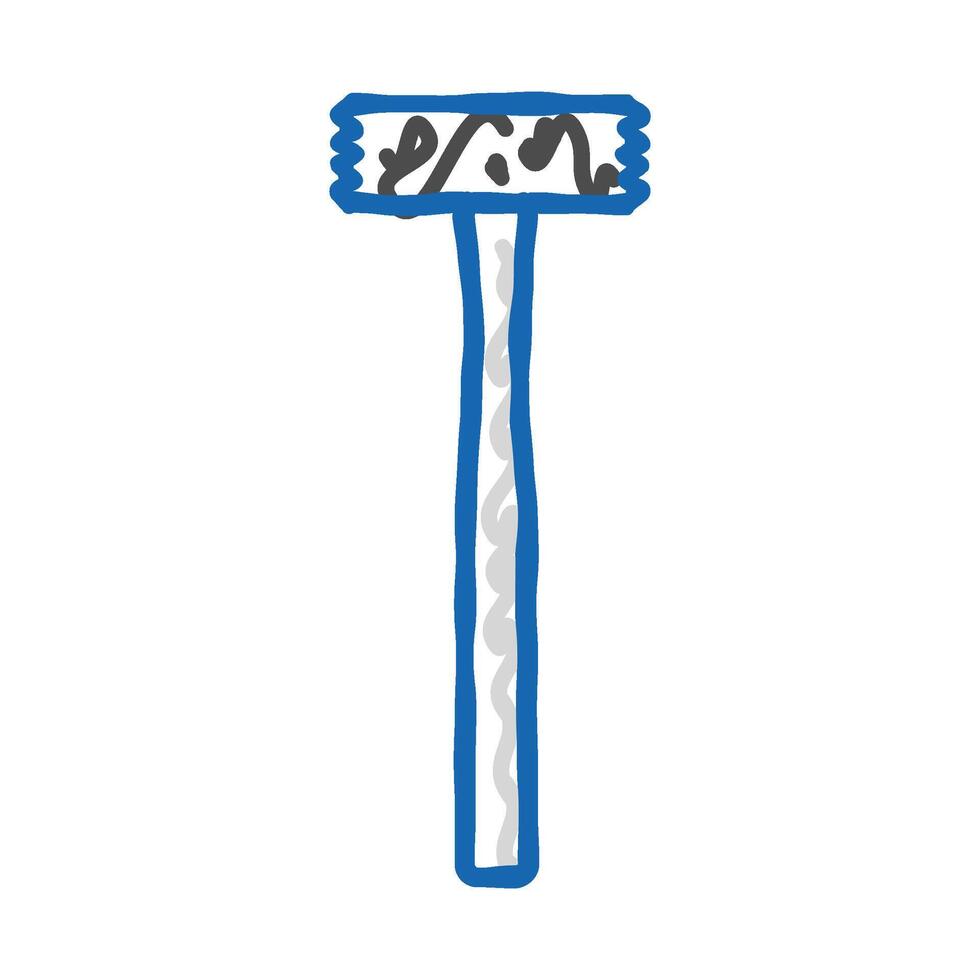bushing hammer tool icon doodle illustration vector