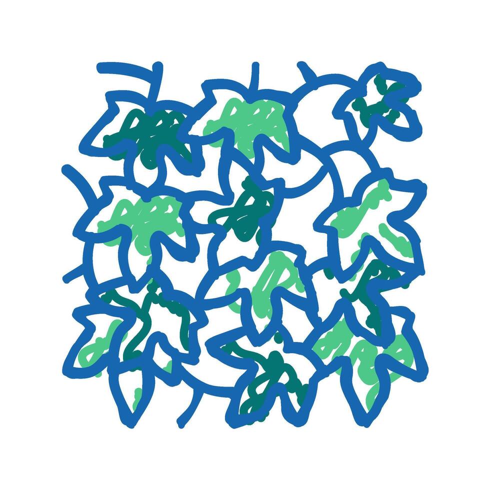 hedera helix icon doodle illustration vector