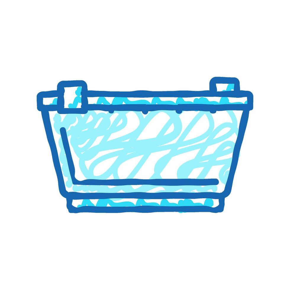 basin plastic icon doodle illustration vector