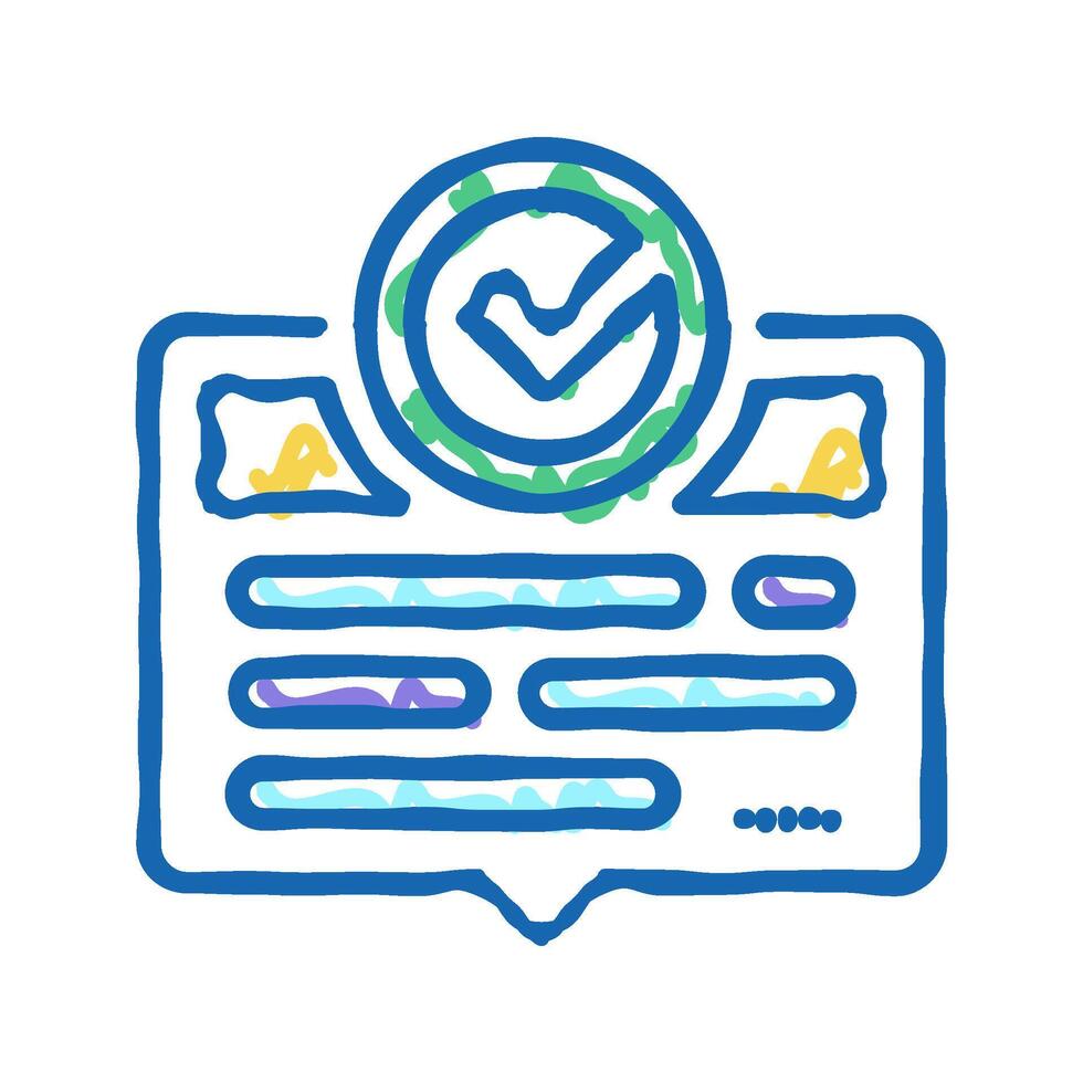good quality icon doodle illustration vector
