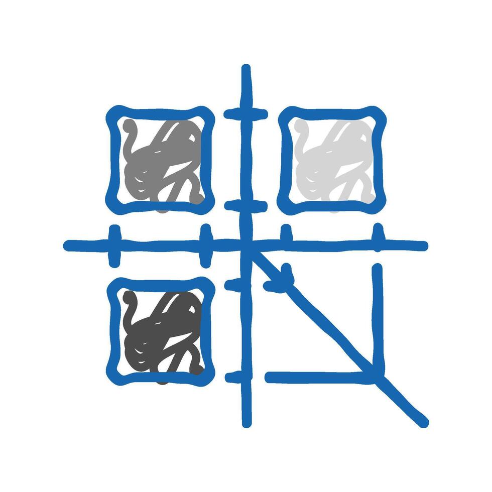 orthographic projections architectural drafter icon doodle illustration vector