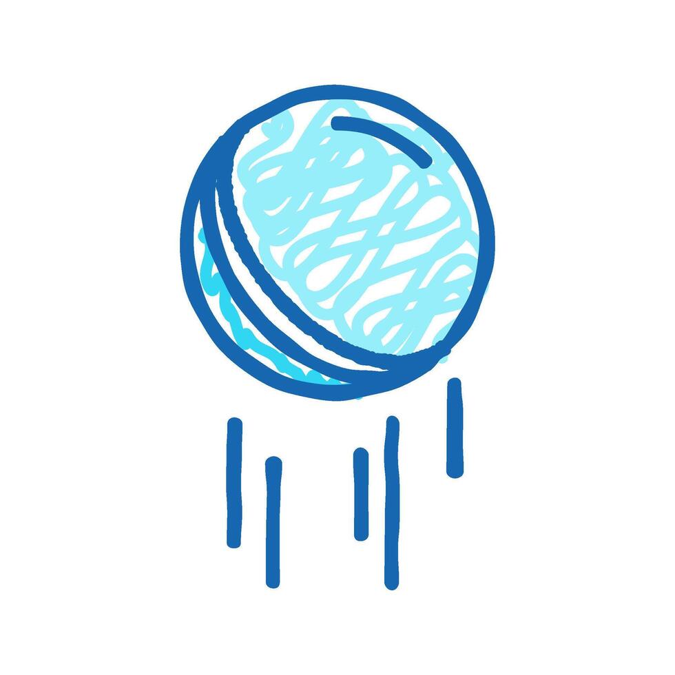 bouncy ball fidget toy icon doodle illustration vector