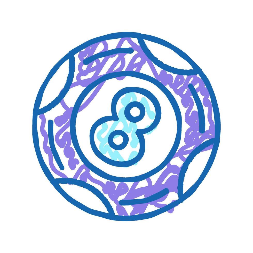 ball lotto icon doodle illustration vector