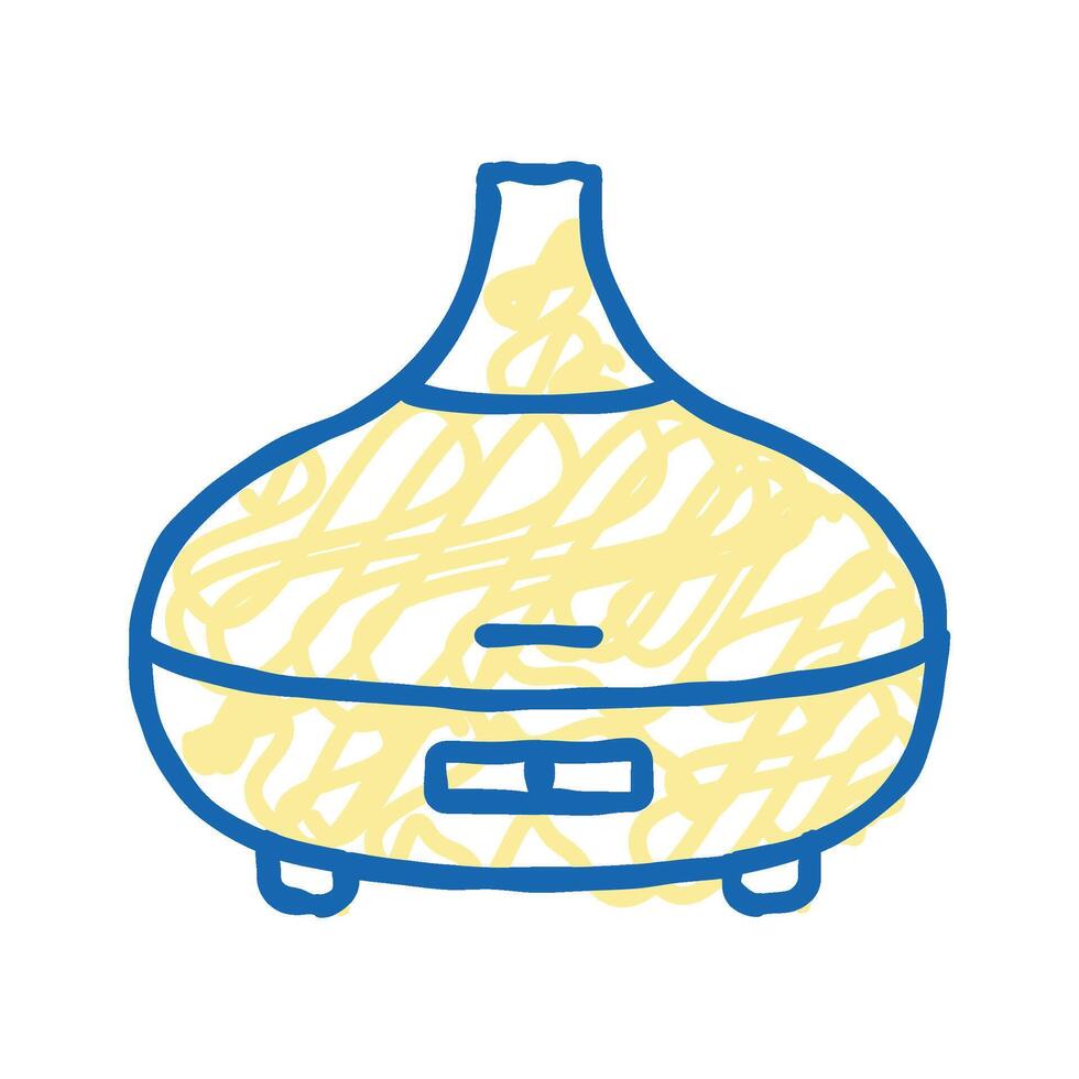oil diffuser perfume icon doodle illustration vector