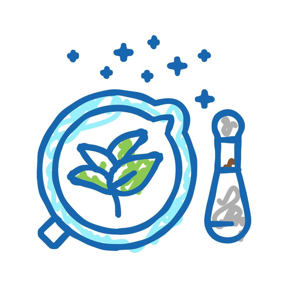 healthy drink phytotherapy icon doodle illustration vector